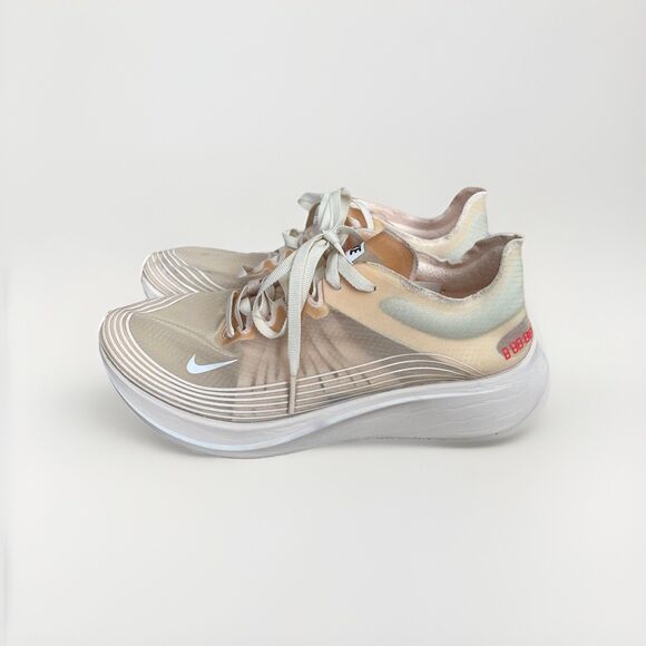 Nike Womens Running Shoes Zoom Fly SP AJ8229-800 Guava Ice/White. Sz 6.5 - Picture 3 of 9